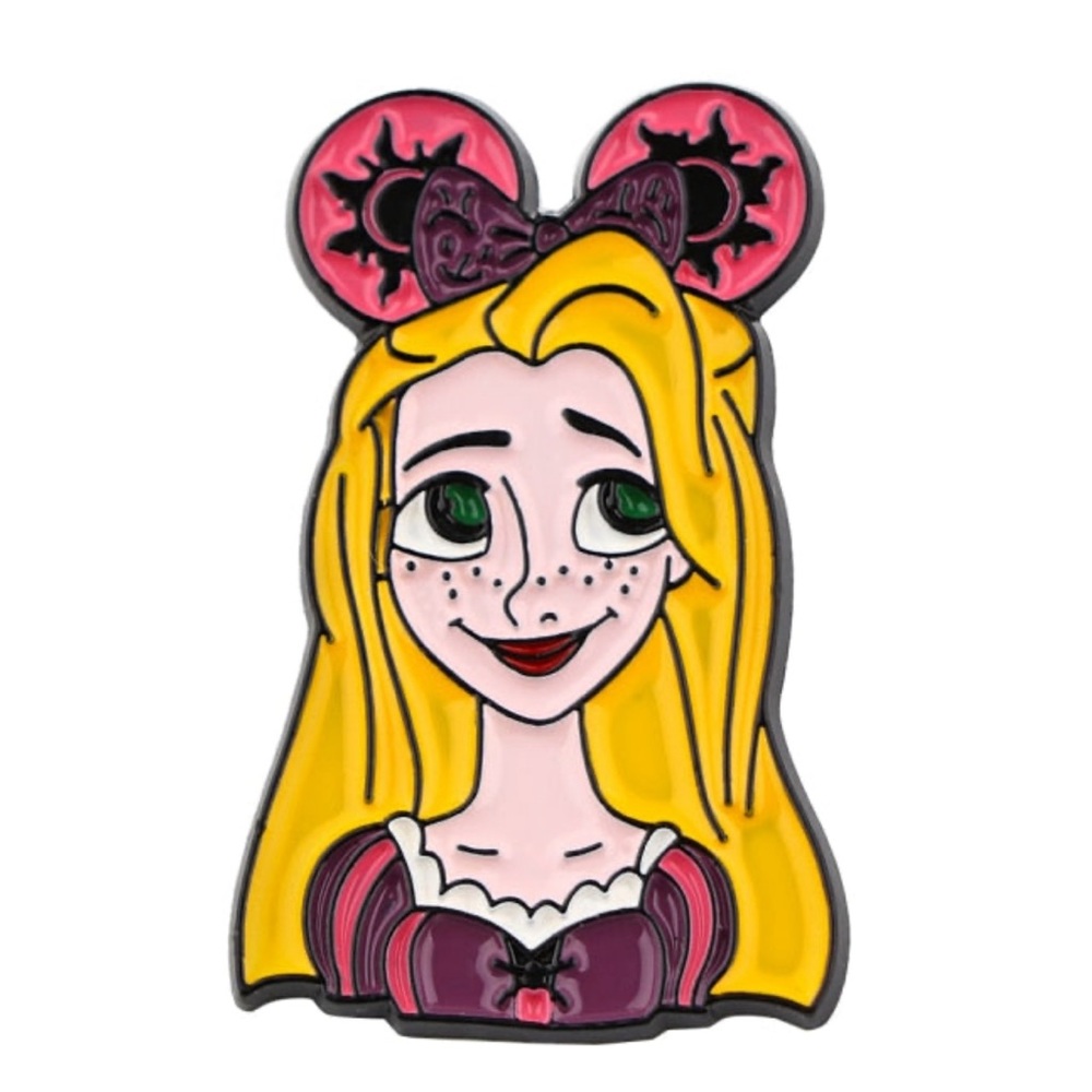 Tangled ‘Rapunzel | Big Pink Bow’ Enamel Pin
